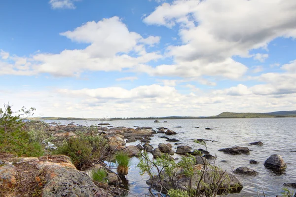 Oever van het meer — Stockfoto