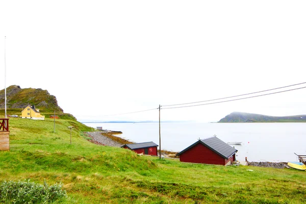 Fiskeby i Norge — Stockfoto