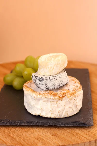 Stack of camembert cheese — Stock Photo, Image