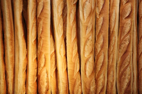 French baguette background — Stock Photo, Image