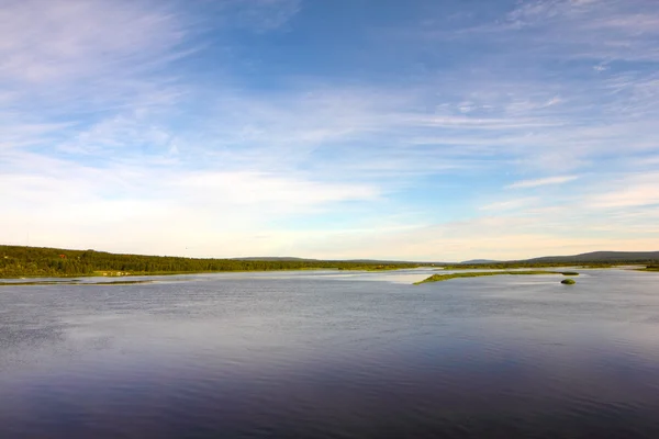 Kemijoki floden — Stockfoto