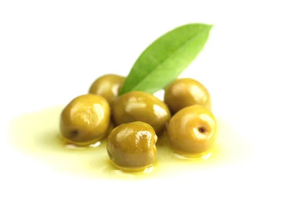 Green olives — Stock Photo, Image