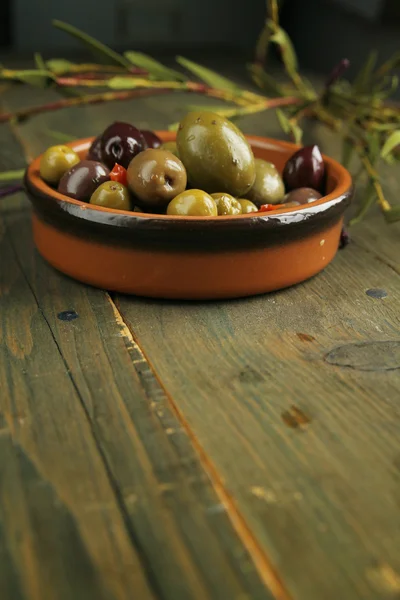 Varietà di olive — Foto Stock