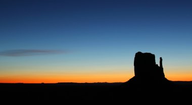 monument valley güneş doğarken