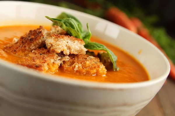 Carrot soup — Stock Photo, Image