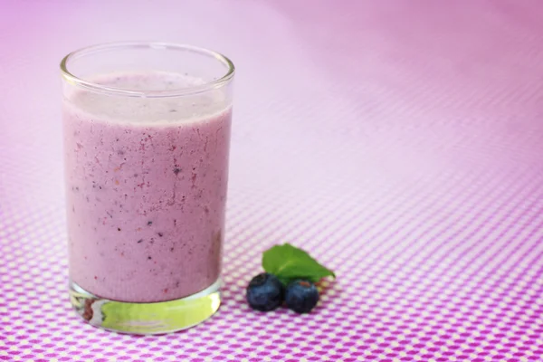 Smoothie de mirtilo — Fotografia de Stock