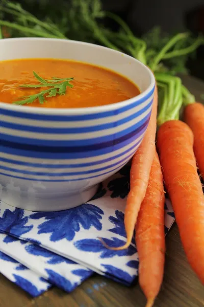 Carrot soup — Stock Photo, Image