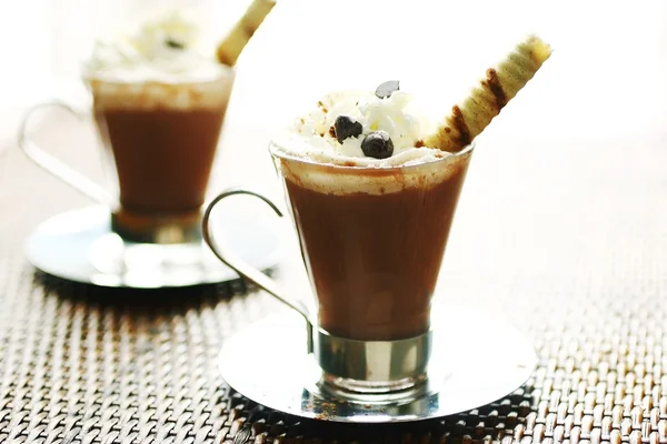 Warme chocolademelk — Stockfoto