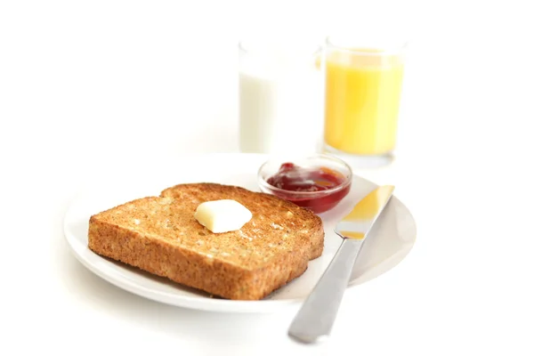 Morning toast — Stock fotografie