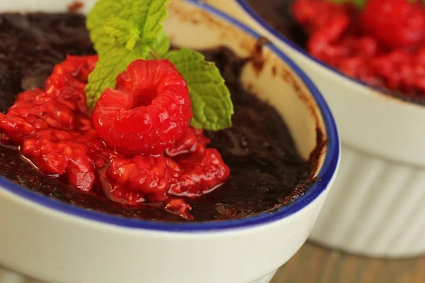 Chocolate pudding — Stock Photo, Image