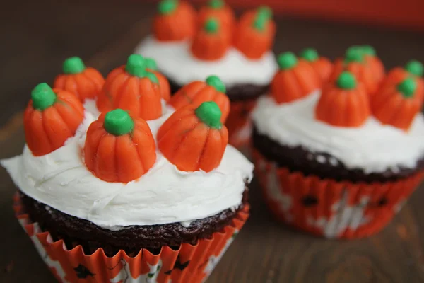Halloween cupcake Stock Image