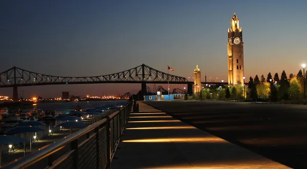 Torre dell'orologio a Montreal — Foto Stock