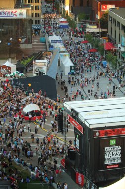 Montreal Jazz festival kalabalık
