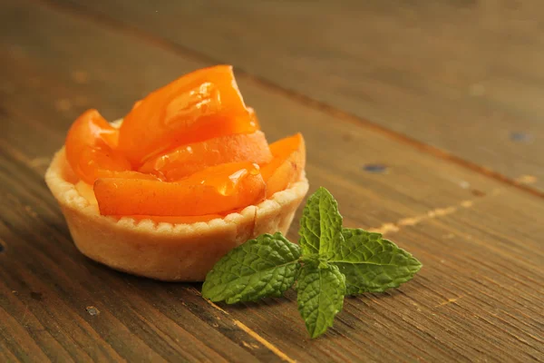 Peach tart — Stock Photo, Image