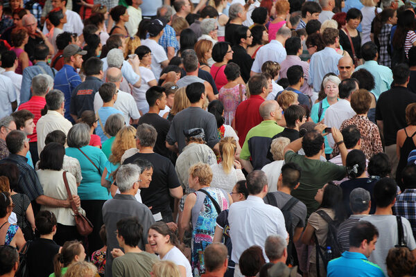 Jazz festival Crowd in Montreal