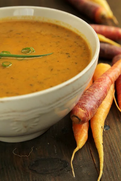 Carrot soup — Stock Photo, Image