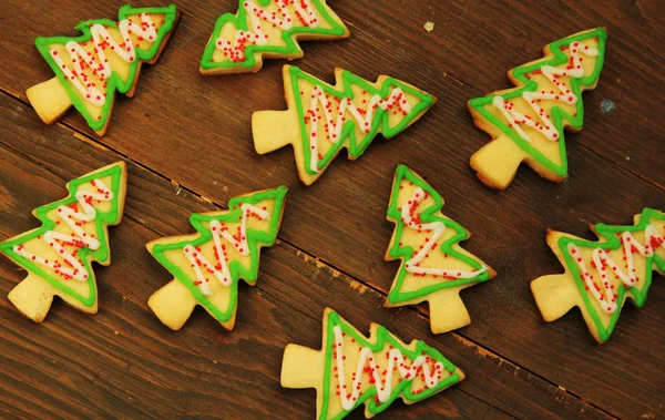 Vánoční strom souborů cookie — Stock fotografie