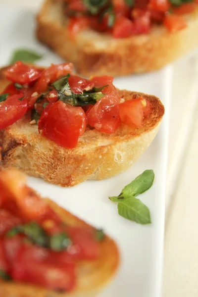 Bruschettas — Stock Photo, Image