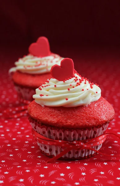 Liefde cupcake — Stockfoto