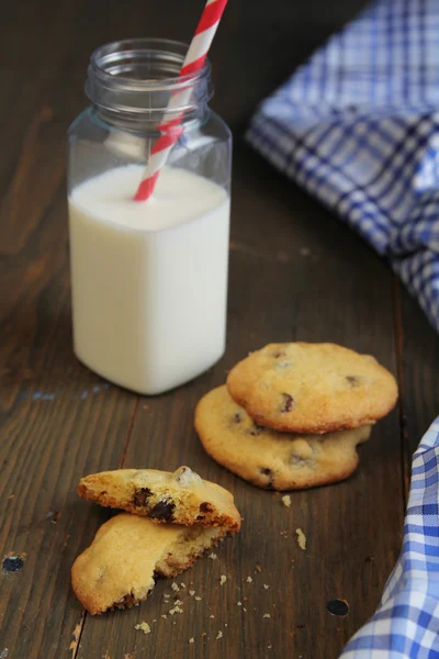 Chocolade chips cookies — Stockfoto