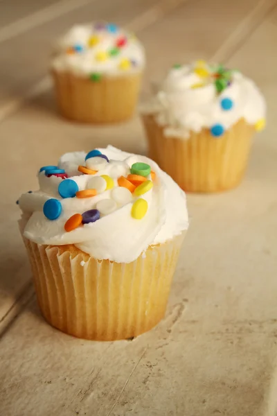 Vanille cupcakes — Stockfoto