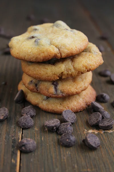 Biscotti con gocce di cioccolato — Foto Stock