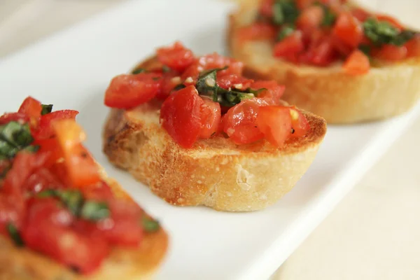 Bruschettas — Stock Photo, Image