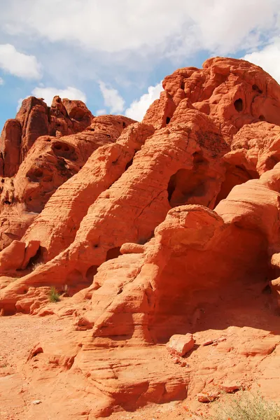 Red rocks at Valley of fire — Stock Photo, Image