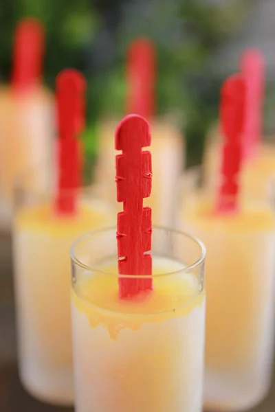 Handgjorda popsicle — Stockfoto