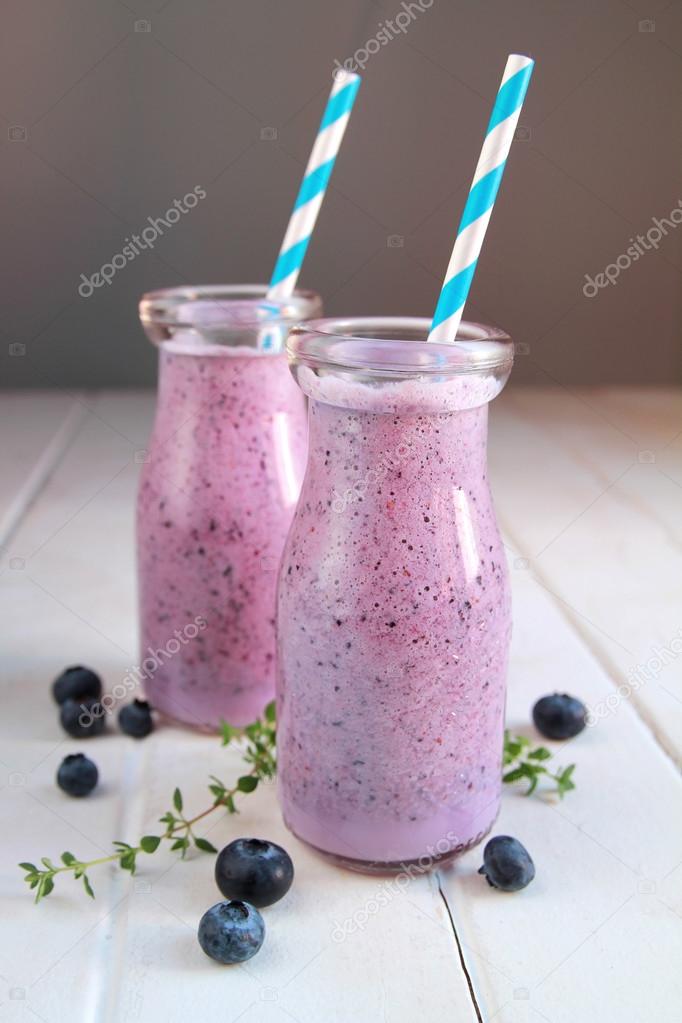 Blueberry smoothie