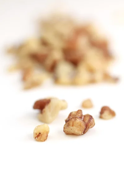 Walnut crumbs — Stock Photo, Image