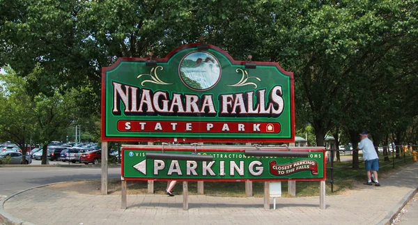 Niagara falls işareti — Stok fotoğraf