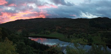 Bir Tummel loch gündoğumu