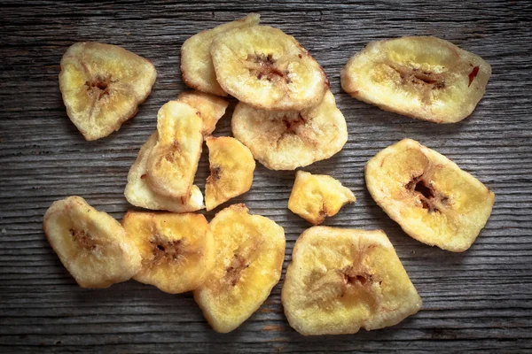 말린된 바나나 슬라이스 — 스톡 사진