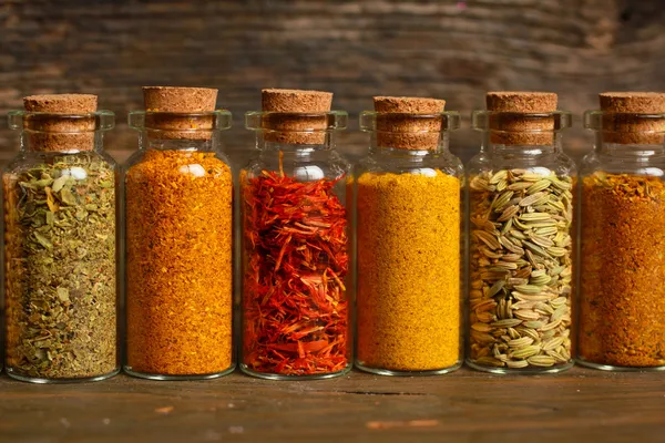 Spices, herbs and seeds — Stock Photo, Image