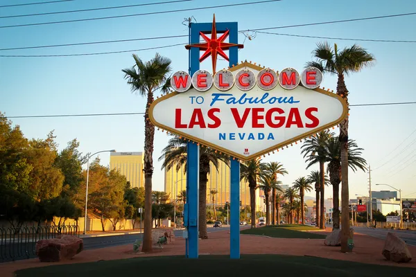 Las vegas teken — Stockfoto