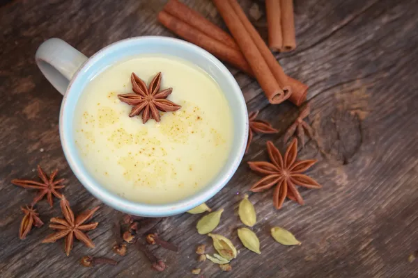 Chai tea with anise — Stock Photo, Image