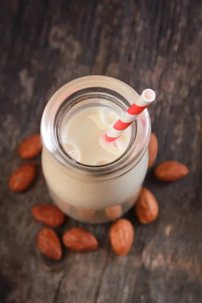 Leche de almendra — Foto de Stock