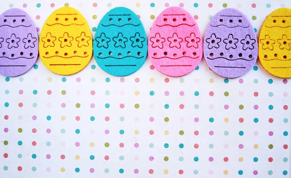 Easter eggs banner — Stock Photo, Image