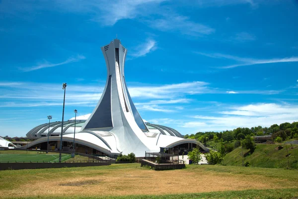 Montreal Kanada Août 2018 1976 Oyunlar Için Olimpiyat Stadı Burada — Stok fotoğraf