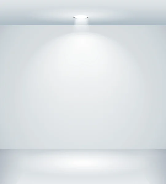 Κενό τοίχο και φως — Διανυσματικό Αρχείο
