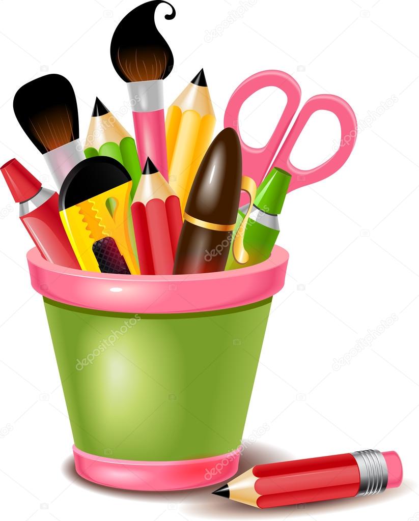 Painting accessories Royalty Free Vector Image