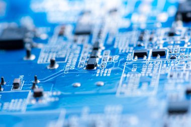 Özet olarak, anakart elektronik arkaplanı kapat. (mantık kartı, Cpu ana kartı, devre, sistem kartı, mobo)