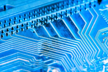 Özet olarak, anakart elektronik arkaplanı kapat. (mantık kartı, Cpu ana kartı, devre, sistem kartı, mobo)