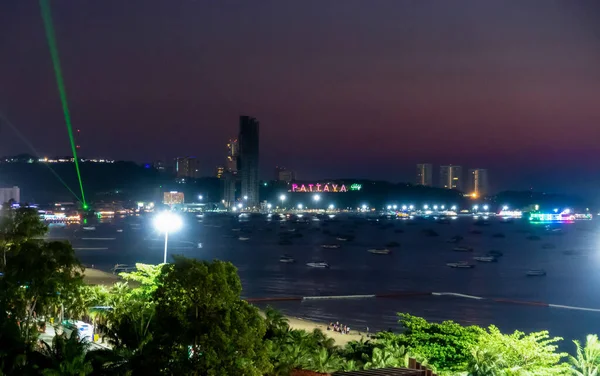 Miradouro Mais Bonito Praia Pattaya Cidade Pattaya Chonburi Tailândia — Fotografia de Stock