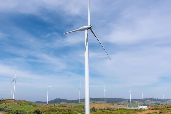 wind power station or wind power plant