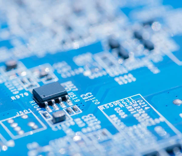 Sammanfattning Närbild Mainboard Electronic Bakgrund Logikkort Cpu Moderkort Krets Systemkort — Stockfoto