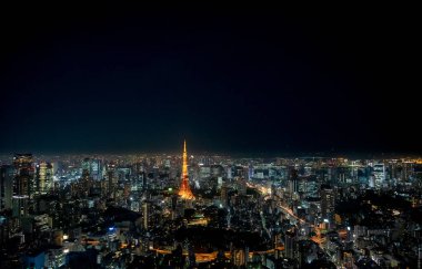 Tokyo 'nun en güzel manzaralı kulesi, Japonya..