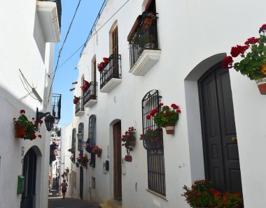 İspanya 'daki Mojacar şehri.