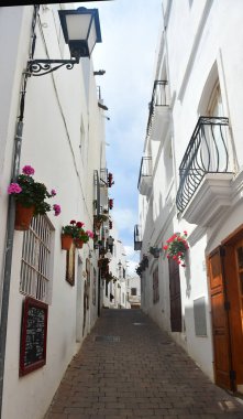 İspanya 'daki Mojacar şehri.